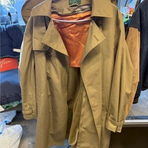 Classic Men's Olive Trench Coat
